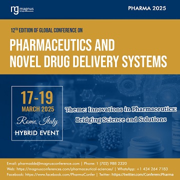 12th Edition of Global Conference on Pharmaceutics and Novel Drug Delivery Systems